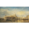 Jane or John Vivian Vue de la Punta della Dogana à Venise huile sur panneau parqueté vers 1880 Jane or John Vivian Vue de la Punta della Dogana à Venise huile sur panneau parqueté vers 1880