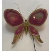 1970’ Applique Papillon en Bronze ou Laiton, Duval Brasseur Ou Isabelle Faure, 4 Ampoules, Ailes d’Agate 1970’ Applique Papillon en Bronze ou Laiton, Duval Brasseur Ou Isabelle Faure, 4 Ampoules, Ailes d’Agate