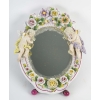 Miroir En Porcelaine De Meissen à Décor De Putti Et Fleurs, XIXe |||||||