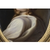 Miniature peinte sur porcelaine d'après Guido Reni : Portrait de Béatrice Cenci, travail français du XIXe siècle Miniature peinte sur porcelaine d'après Guido Reni : Portrait de Béatrice Cenci, travail français du XIXe siècle