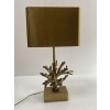 1970′ Lampe En Bronze Signée Charles Modéle Corail |||||||||||