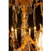 Lustre de la Maison Baccarat d’époque Napoléon III en bronze doré et décor de cristal taillé vers 1870 Lustre de la Maison Baccarat d’époque Napoléon III en bronze doré et décor de cristal taillé vers 1870