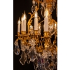 Lustre de la Maison Baccarat d’époque Napoléon III en bronze doré et décor de cristal taillé vers 1870 Lustre de la Maison Baccarat d’époque Napoléon III en bronze doré et décor de cristal taillé vers 1870