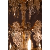 Lustre à dix-huit lumières en bronze ciselé et doré et décor de cristal Baccarat vers 1850-1860 Lustre à dix-huit lumières en bronze ciselé et doré et décor de cristal Baccarat vers 1850-1860