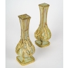 Une Paire De Petits Vases En Pâte De Verre Fin XIXè Siècle Une Paire De Petits Vases En Pâte De Verre Fin XIXè Siècle