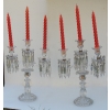 1950′ Paire de Chandeliers Avec 2 Branches Socles Perlés Et Signés En Relief BACCARAT 1950′ Paire de Chandeliers Avec 2 Branches Socles Perlés Et Signés En Relief BACCARAT