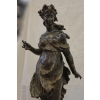 1890′ Statue Bronze Femme Signée Moreau 1890′ Statue Bronze Femme Signée Moreau