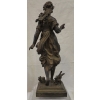 1890′ Statue Bronze Femme Signée Moreau 1890′ Statue Bronze Femme Signée Moreau