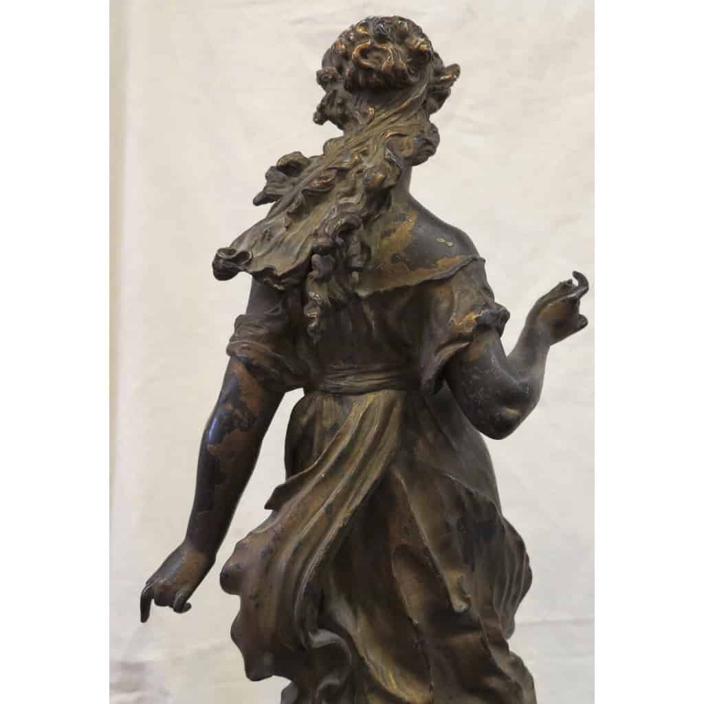 1890′ Statue Bronze Femme Signée Moreau 1890′ Statue Bronze Femme Signée Moreau