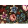 École française, Bouquet de tulipes, roses et fruits sur un entablement huile sur toile d'époque Napoléon III École française, Bouquet de tulipes, roses et fruits sur un entablement huile sur toile d'époque Napoléon III