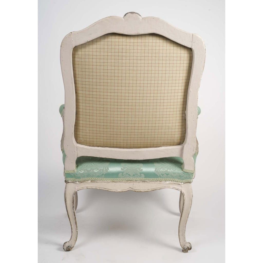 Paire De Fauteuils à La Reine Louis XV. XVIIIème Siècle. Paire De Fauteuils à La Reine Louis XV. XVIIIème Siècle.