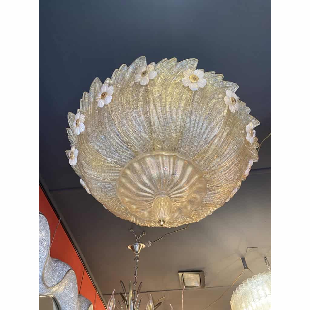 1970/80′ Plafonnier en Verre Ou Cristal De Murano Barovier & Toso 1970/80′ Plafonnier en Verre Ou Cristal De Murano Barovier & Toso