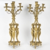 Pair de chandelier attribué à François Remond 1775-1780 h:70cm en bronze doré et bien ciselé . |||||||||