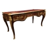 Bureau Plat signé Dissidi de Style Louis XV En Placage De Bois De Rose Et Bois De Violette ouvrant par trois tiroirs Bureau Plat signé Dissidi de Style Louis XV En Placage De Bois De Rose Et Bois De Violette ouvrant par trois tiroirs