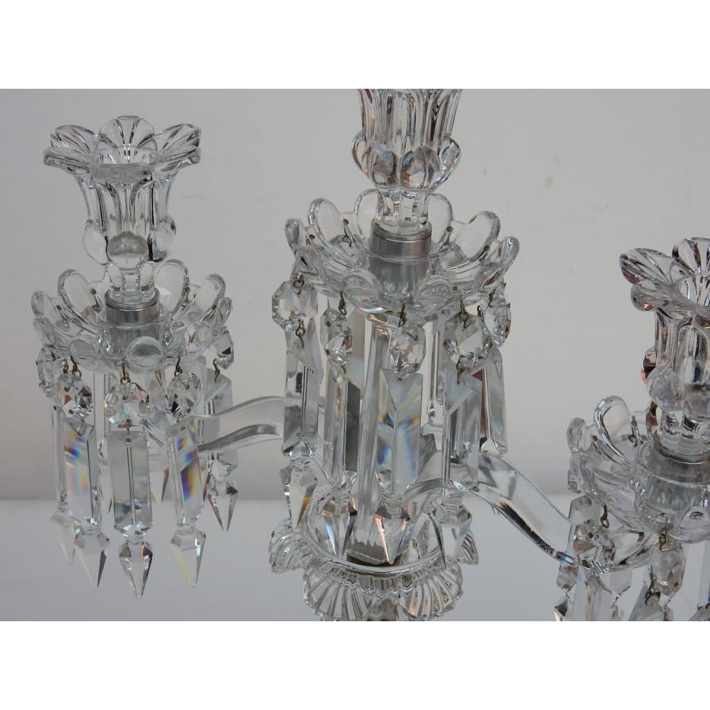 1900′ Paire de Chandeliers Baccarat 1900′ Paire de Chandeliers Baccarat