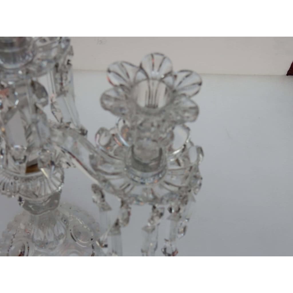 1900′ Paire de Chandeliers Baccarat 1900′ Paire de Chandeliers Baccarat