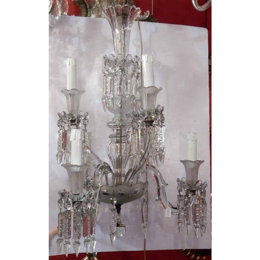 1950′ Lustre 6 Branches Baccarat 1950′ Lustre 6 Branches Baccarat