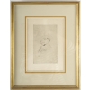 Henri De TOULOUSE-LAUTREC (1864-1901). Trois portraits réalisés à la pointe sèche. Henri De TOULOUSE-LAUTREC (1864-1901). Trois portraits réalisés à la pointe sèche.