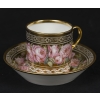 Tasse litron aux Roses XVIIIème, attribuée à Locré 1785 ||||||||||