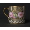 Tasse litron aux Roses XVIIIème, attribuée à Locré 1785 Tasse litron aux Roses XVIIIème, attribuée à Locré 1785