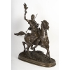 Pierre-jules Mêne - Fauconnier Arabe A Cheval, Sculpture En Bronze De Cavalier Orientaliste Pierre-jules Mêne - Fauconnier Arabe A Cheval, Sculpture En Bronze De Cavalier Orientaliste