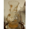 1970′ Vase Cristal Murano Style Barovier & Toso Avec Paillons d’Or Non Signé 1970′ Vase Cristal Murano Style Barovier & Toso Avec Paillons d’Or Non Signé