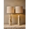 Pair of Olivia Cognet Ceramic Table Lamps 