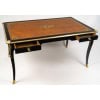 Bureau plat laqué noir d’époque Régence vers 1715-1723 