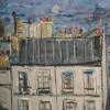 Serge Belloni (1925-2005) dit Le peintre de Paris Les escaliers de Montmartre à Paris huile sur toile vers 1953 