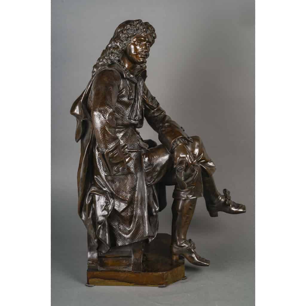 Grand Bronze Figurant Molière 