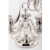 Gustave KELLER Paire de candélabres en argent époque ART DECO 