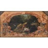 Alphonse Carrière (1808-1881) - Décor de boiserie composé de six Natures Mortes aux oiseaux Vers 1850-1860 