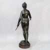 Sculpture - "Diane Chasseresse" , Jean - Antoine Houdon (1741-1828) - Bronze 