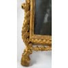 Miroir en bois sculpté et doré, travail Italien du milieu du XVIIIème siècle vers 1750-1760 