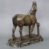 Sculpture - Cheval Percheron , René Maxime Choquet (1872-1958) - Bronze 