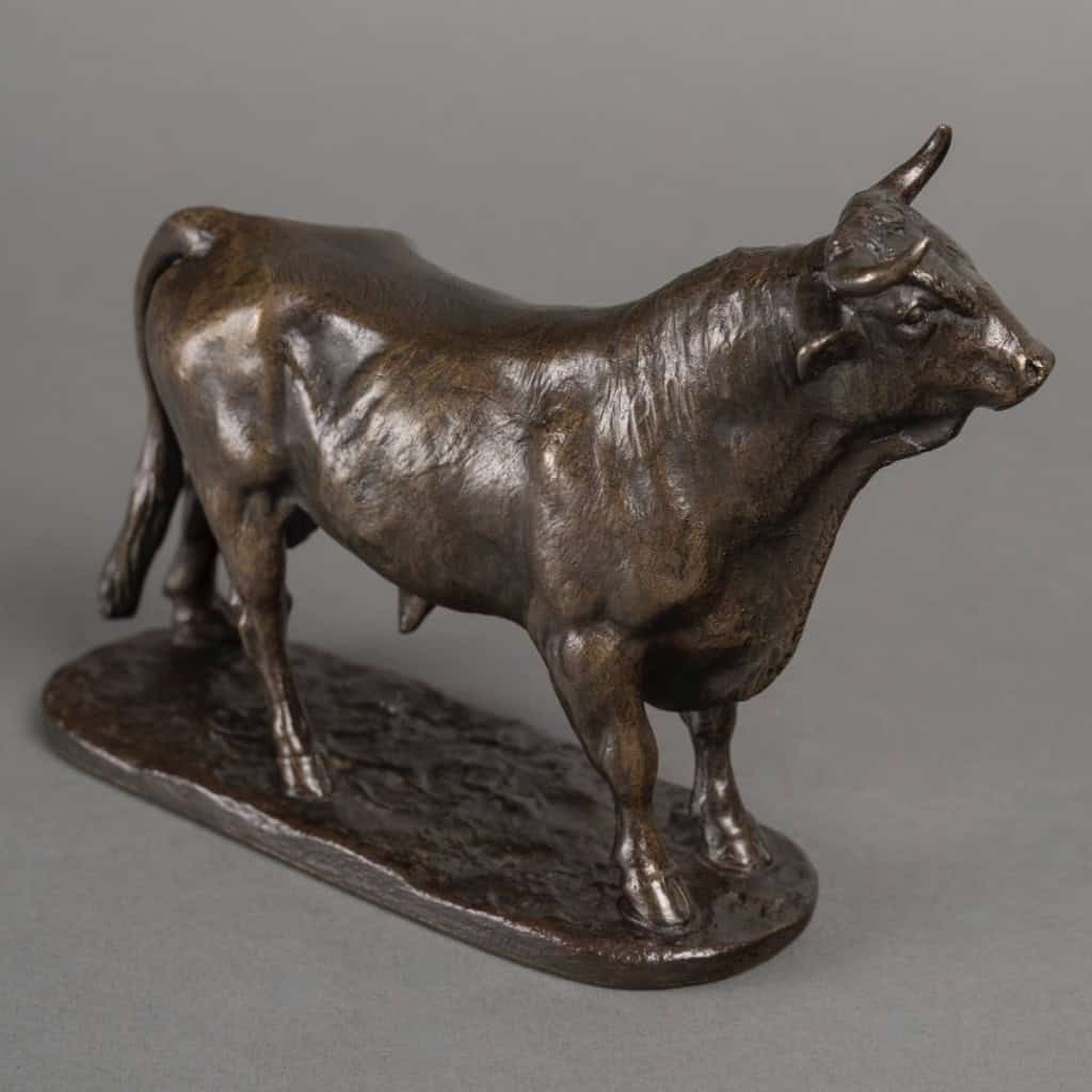 Sculpture - Taureau , Isidore Bonheur (1827-1901) - Bronze 