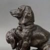 Groupe De Bassets " Ravageot Et Ravageode " , Emmanuel Fremiet (1824 -1910) - Bronze 