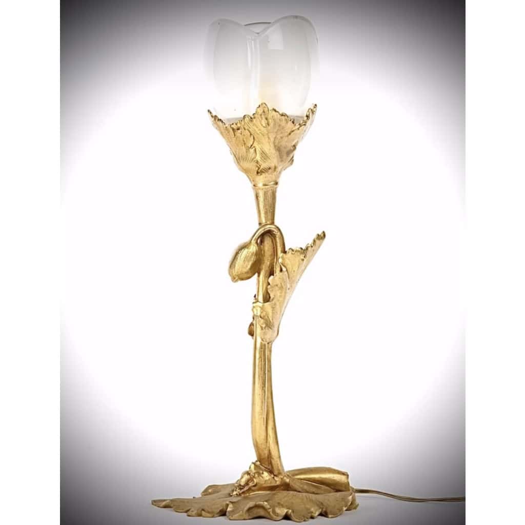 lampe en bronze de MAURICE BOUVAL 