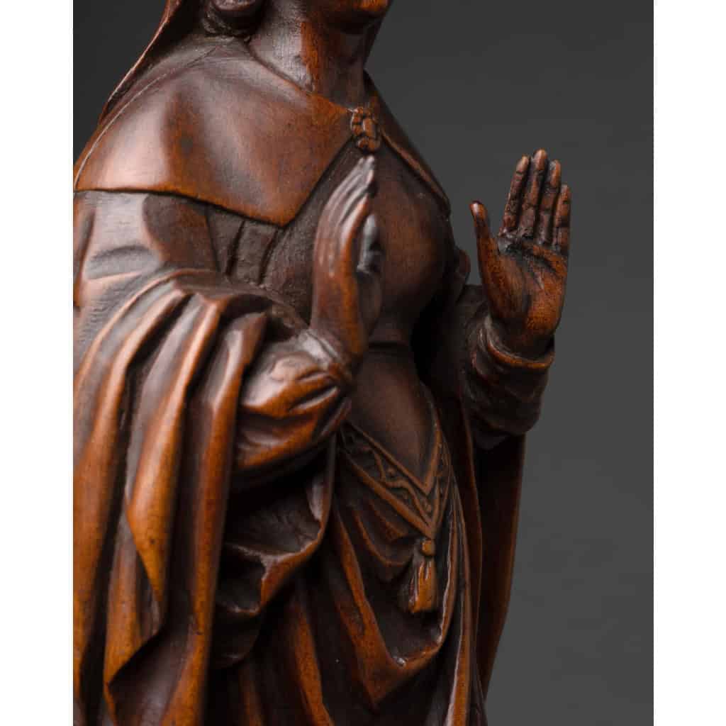 Statuette en buis – Flandres 16e /17e siècle 