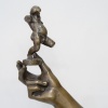 Sculpture Bronze - Une Trouvaille à Pompéi , Hippolyte Alexandre Moulin (1832-1884) 