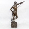 Sculpture - David Vainqueur De Goliath , Marius - Jean - Antonin Mercié (1845-1916) - Bronze 