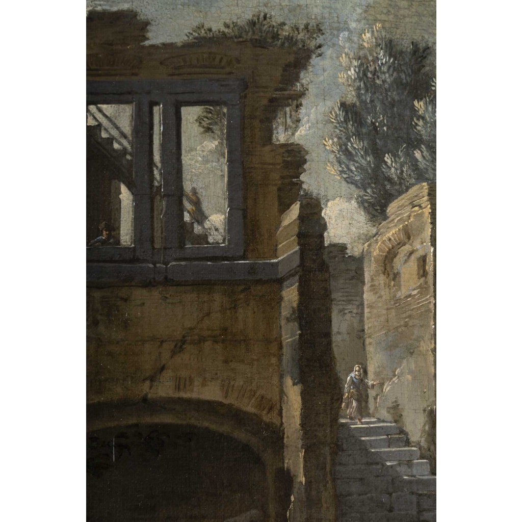 Paysage aux ruines, Jacques- Nicolas Julliart (1715-1790) 