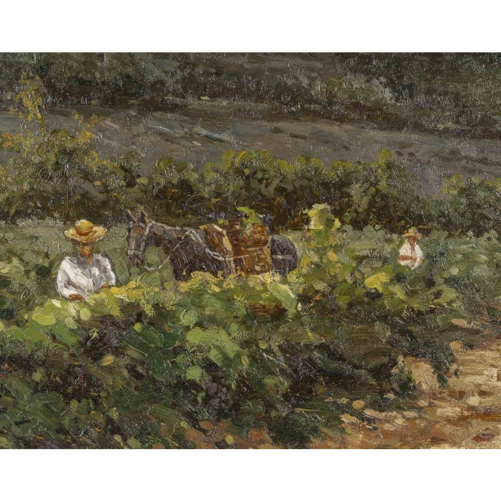 Les Vendanges d'E. Guilleux, fin XIXème siècle 