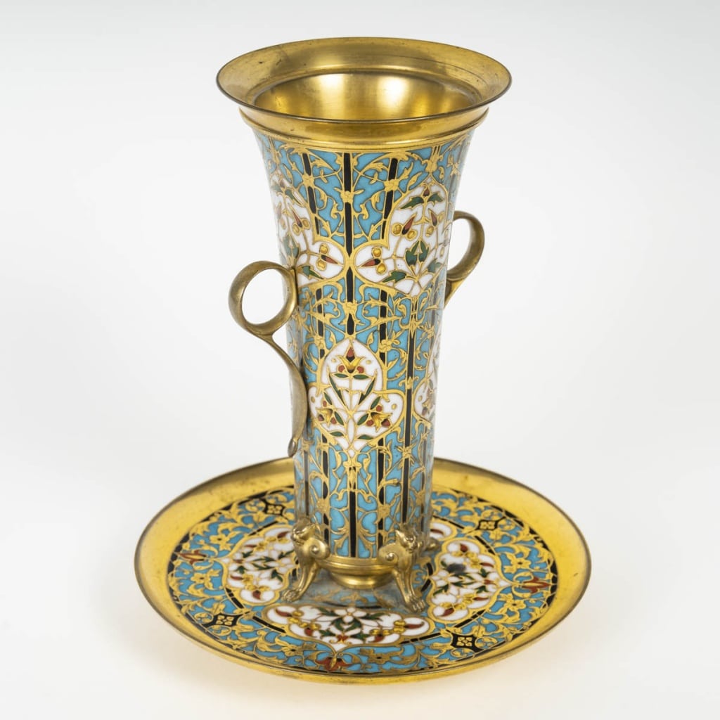 Une Coupe En Bronze Cloisonné F.Barbedienne, circa 1880 