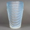 1937 René Lalique - Vase Terpsichore Verre Opalescent Patiné Bleu 