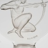 1926 René Lalique - Mascotte Automobile Archer Verre Blanc 