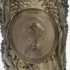 1922 René Lalique - Vase Seau à Champagne Saint Odile Verre Fumé Topaze 