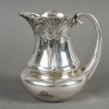 1900 Alphonse Debain - Service Thé Café Art Nouveau Papyrus Argent Massif 