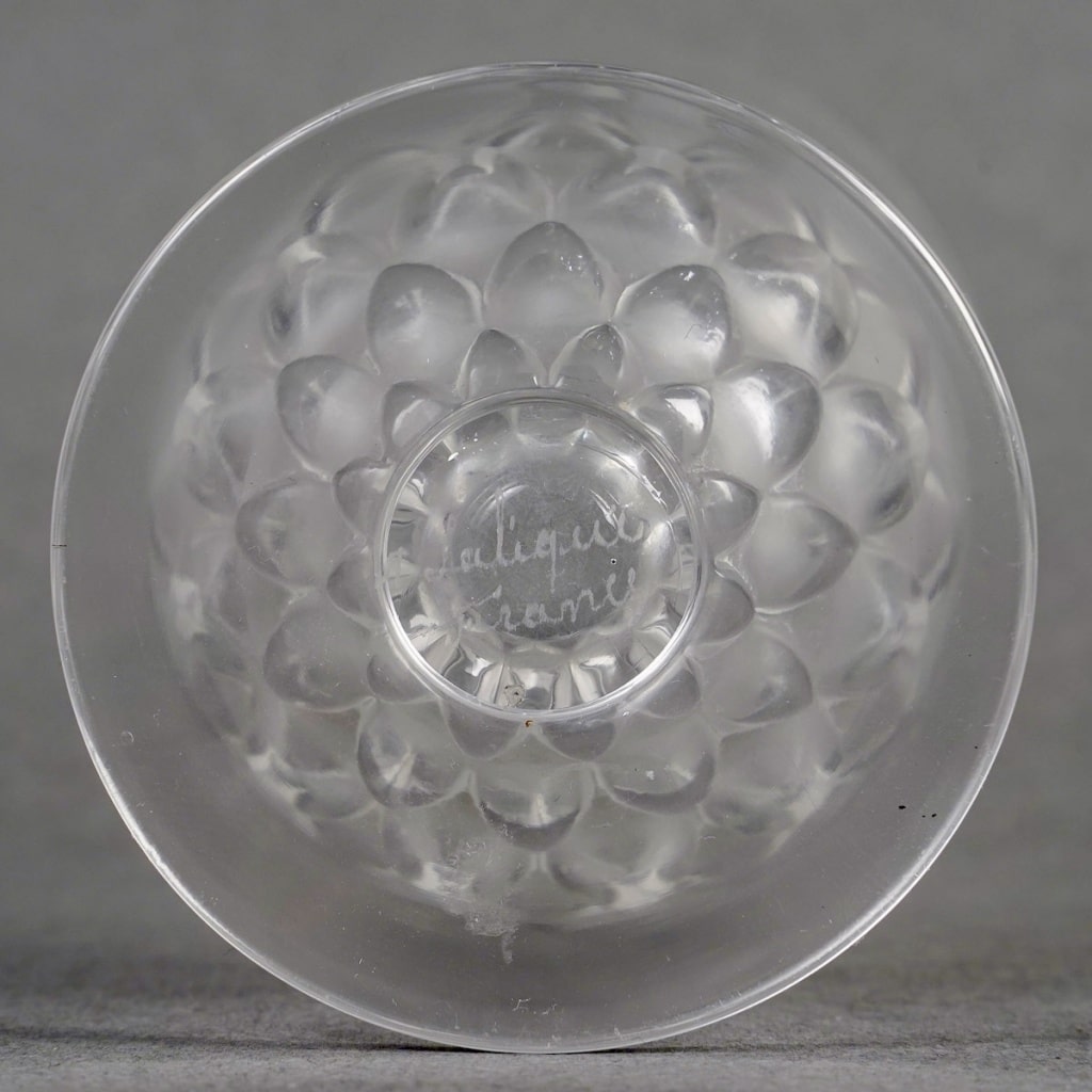 1930 René Lalique - Service Saint Cyr Verre Blanc - 24 Pièces 