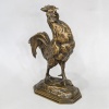 Sculpture- Le Coq , Alfred Barye (1839-1895) - Bronze 